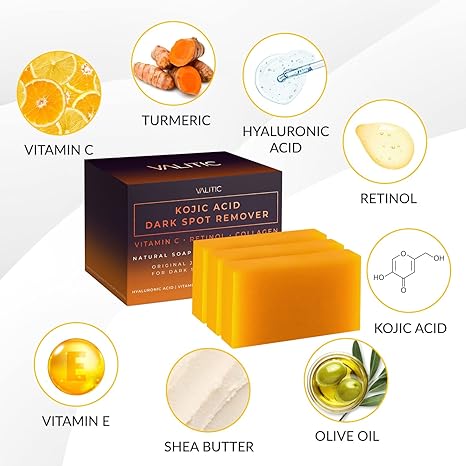 VALITIC Kojic Acid Dark Spot Remover Soap Bar