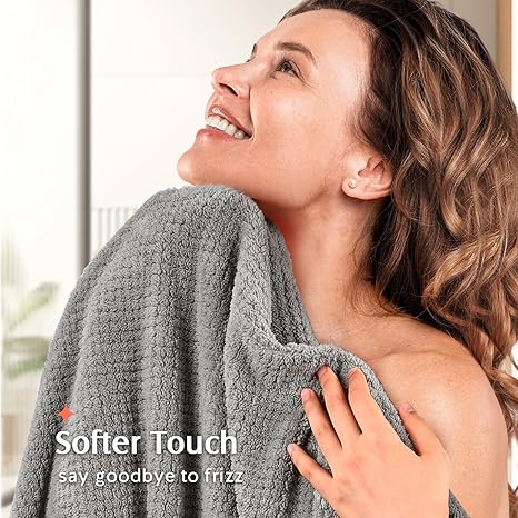 YFONG 2 Pack Microfiber Hair Towel Wrap