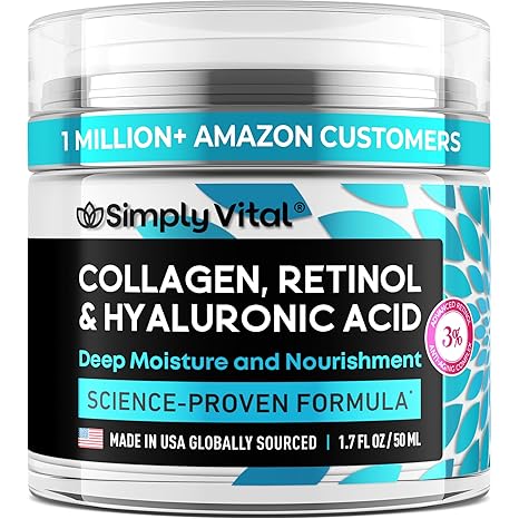 SimplyVital Collagen, Retinol &amp; Hyaluronic Acid Cream